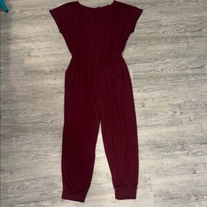 Chic Maroon Jumpsuit for Women